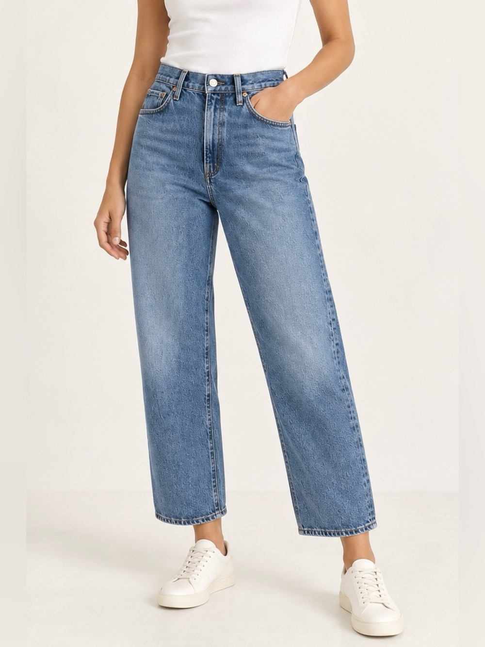 AGOLDE women Classic Straight Light Blue Jeans